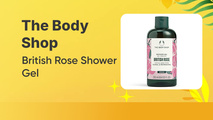 Luxury Floral Shower Gel | The Body Shop British Rose Body Wash