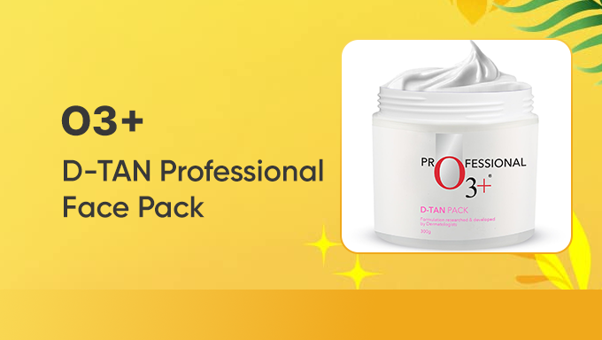 Professional D-Tan Face Pack | O3+ Skin Brightening & Tan Removal Care