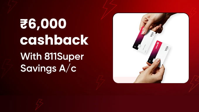 Kotak 811 Super Savings Account | ₹6,000 Cashback Banking Rewards
