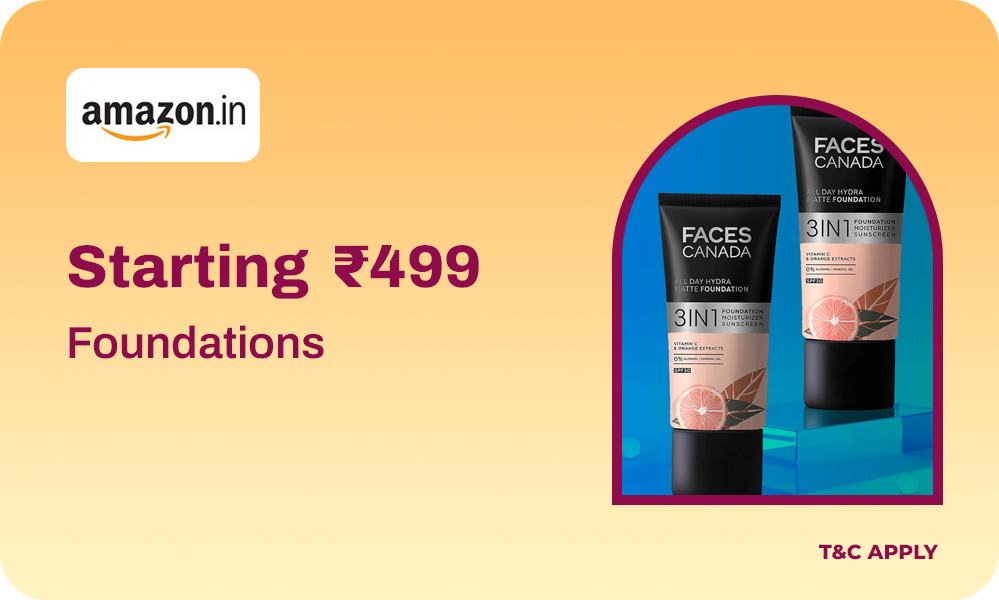 Foundation Collection | Starting At ₹499 On Top Makeup Essentials