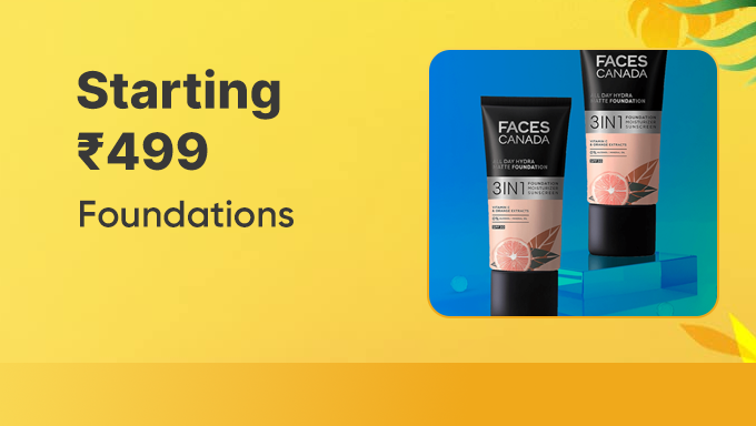 Foundation Collection | Starting At ₹499 On Top Makeup Essentials
