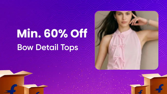 Bow Detail Tops | Min. 60% Off On Trendy Styles