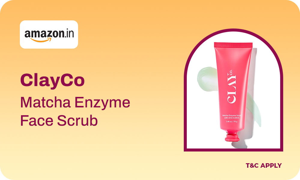 ClayCo Matcha Enzyme Face Scrub | Skincare Essential for Smooth & Glowing Skin