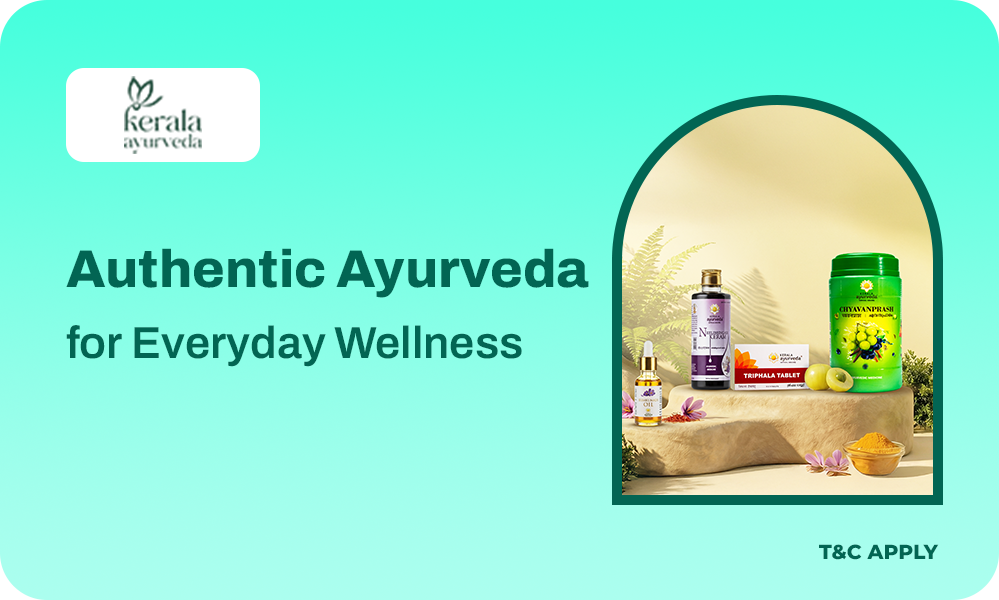 Kerala Ayurveda Essentials | Enjoy Free Delivery Over ₹299