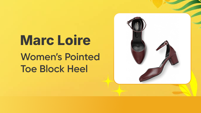 Marc Loire Footwear | Women's Pointed Toe Block Heels
