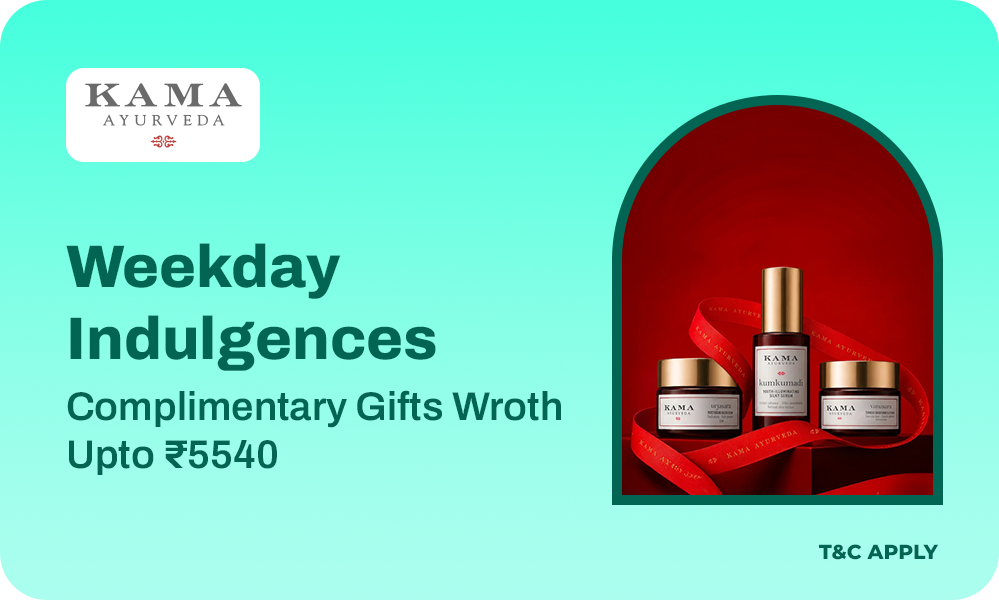 Kama Ayurveda | Complimentary Gifts Worth Up To ₹5,540