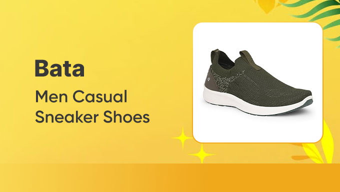 Bata Men Casual Sneakers | Everyday Comfort Meets Style