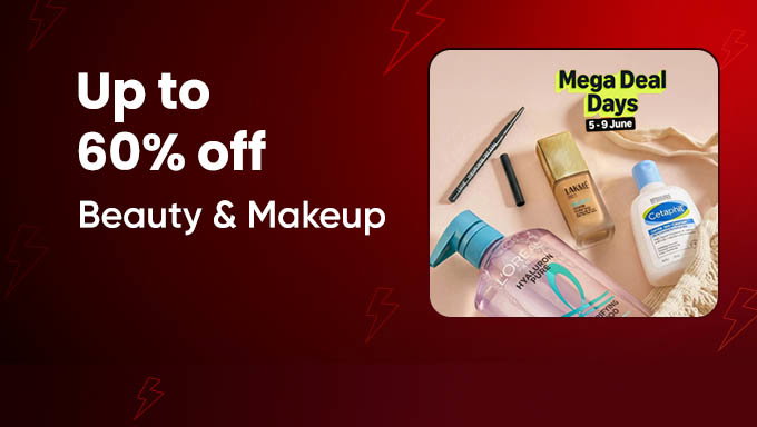 Amazon Mega Deal Days | Up To 60% Off on Beauty & Makeup