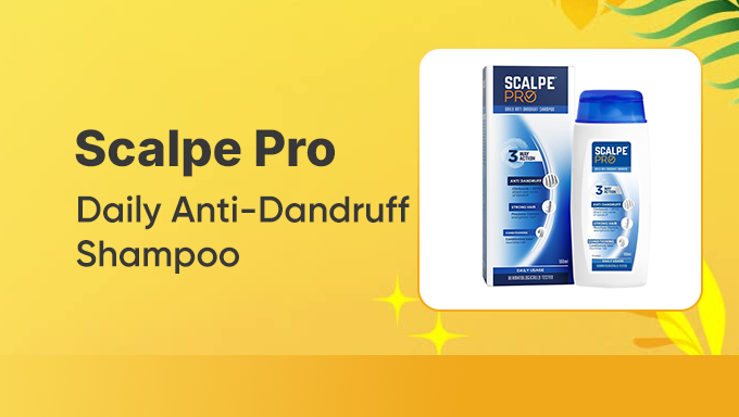 Scalpe Pro Daily Anti-Dandruff Shampoo | Effective Daily Care for Flake-Free Hair