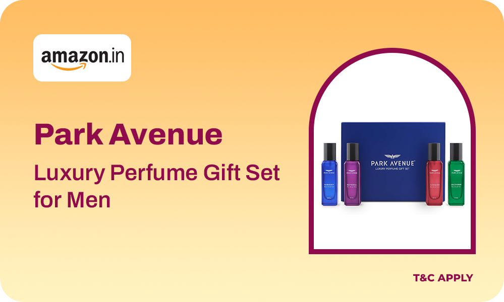 Park Avenue Luxury Perfume Gift Set For Men (4 x 20ml)