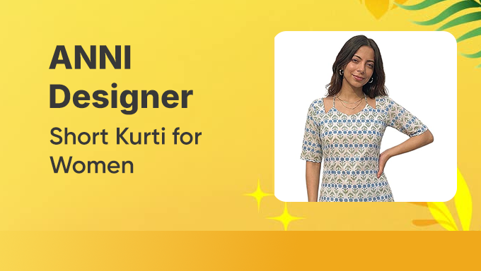 ANNI Designer Short Kurti | Everyday Ethnic Style for Women
