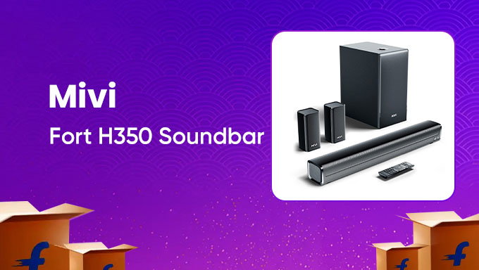 Mivi Fort H350 Soundbar, 350 Watts, 5.1 Channel
