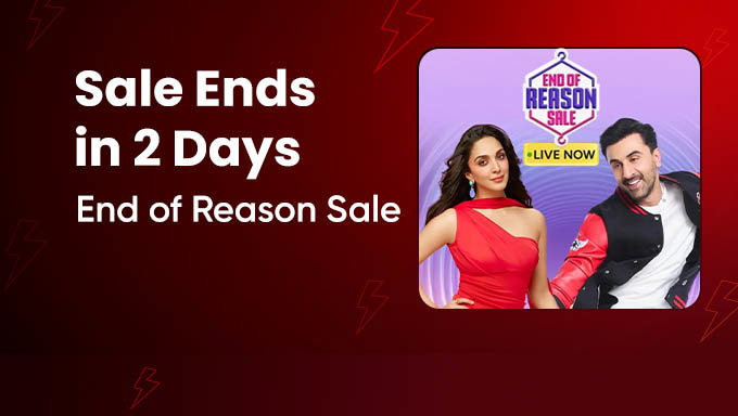 Myntra End Of Reason Sale | 50-90% Off On Top Fashion Brands