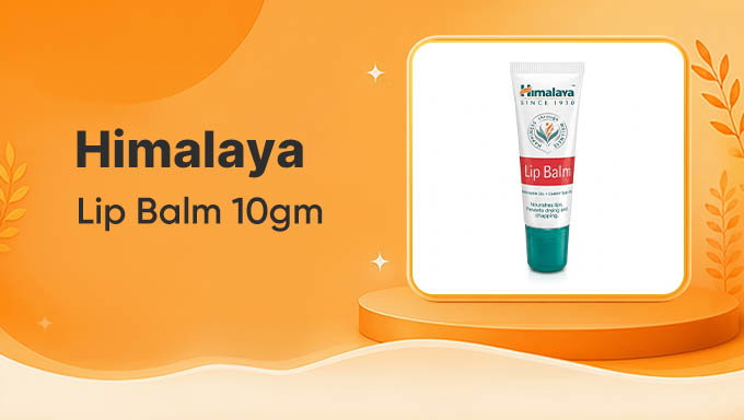 Himalaya Lip Balm (10g) Made with 100% Herbal Actives
