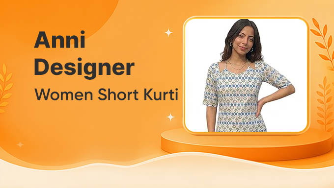 ANNI Designer Short Kurti | Everyday Ethnic Style for Women