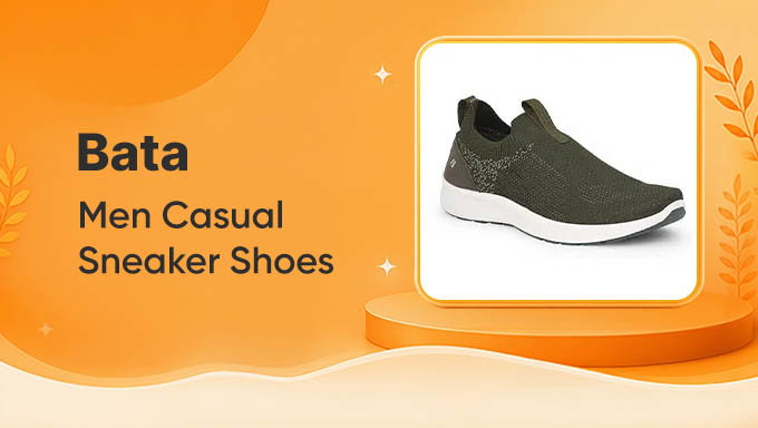 Bata Men Casual Sneakers | Everyday Comfort Meets Style