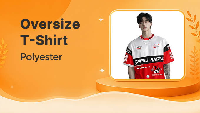 Oversized Racing Tee | Streetwear Style Meets Everyday Comfort