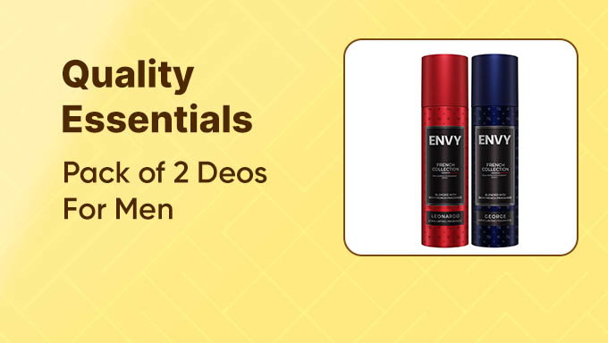 Envy Deodorant Combo | Pack of 2 for Men at Great Value