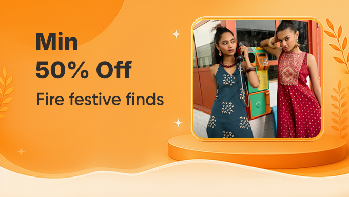 Festive Fashion Finds | Min. 50% Off on Ethnic Styles