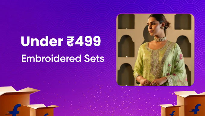 Embroidered Ethnic Sets | Elegant Styles Under ₹499
