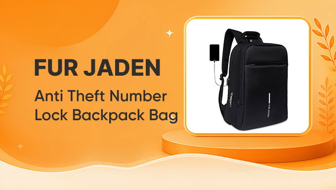 FUR JADEN Anti-Theft Backpack | Smart Storage for Modern Travel