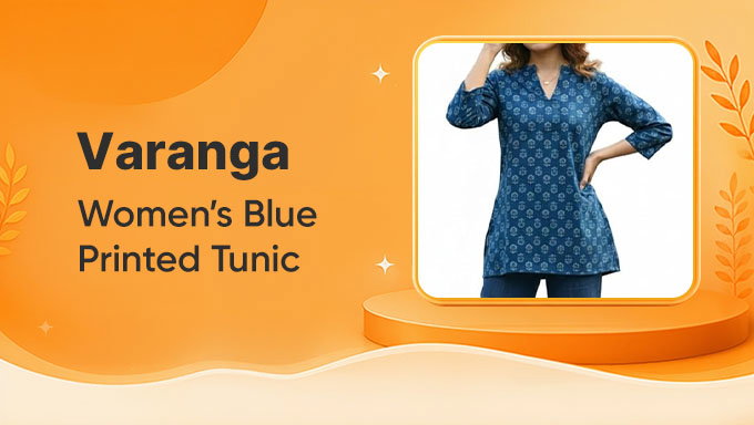 Varanga Printed Tunic | Effortless Ethnic Style for Everyday Wear