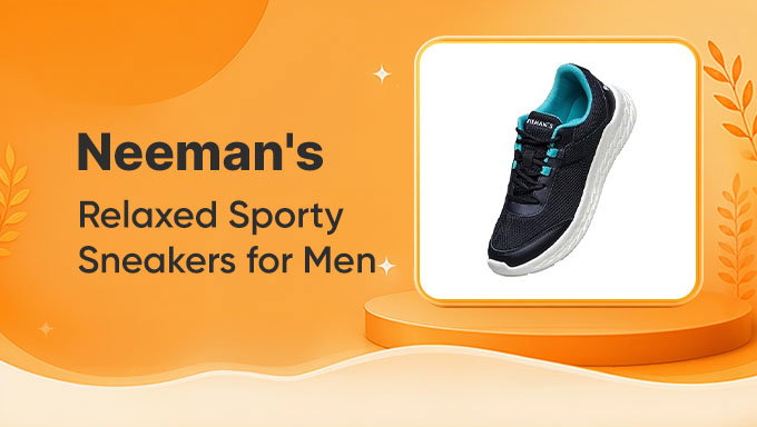 Neeman's Sporty Sneakers | Everyday Comfort for Every Step