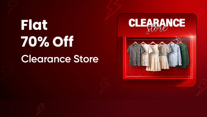 AJIO Clearance Store | Flat 70% Off on Fashion Favorites
