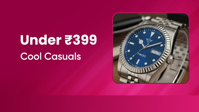 Casual Watches | Stylish Picks Under ₹399