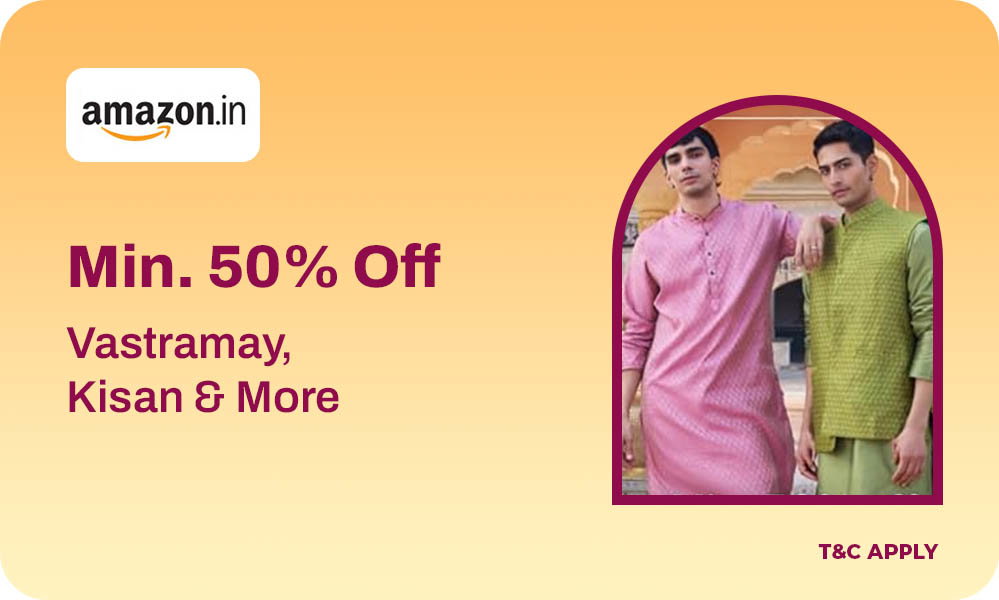 Min. 50% Off On Men's Traditional Wear