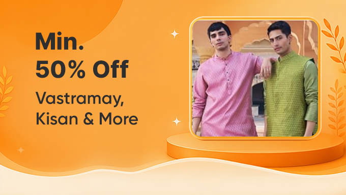 Ethnic Elegance | Min. 50% Off on Men's Traditional Wear