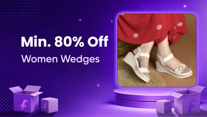 Women's Wedges | Min. 80% Off on Stylish Footwear
