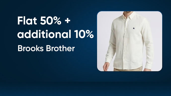 Brooks Brothers | Flat 50% Off + Extra 10% Off