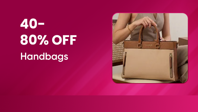 Handbags Collection | Flat 40–80% Off on Premium Styles
