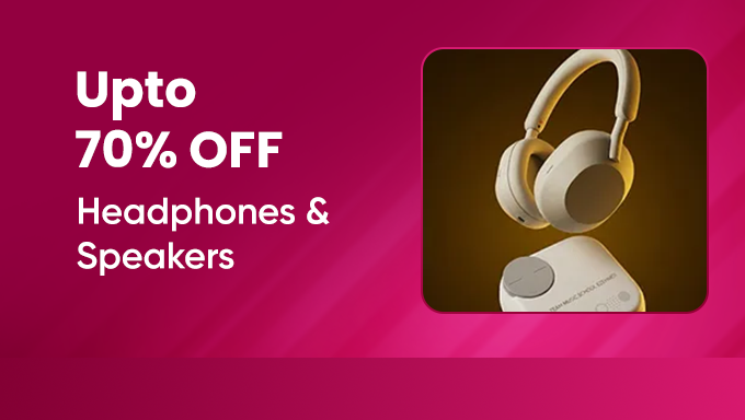 Headphones & Speakers | Up to 70% Off on Top Audio Brands