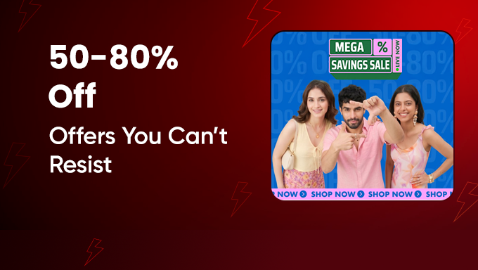 Myntra Mega Savings Sale | 50–80% Off on Top Fashion Brands