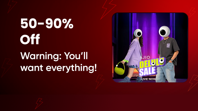 AJIO Delulu Sale | 50–90% Off on Trending Fashion