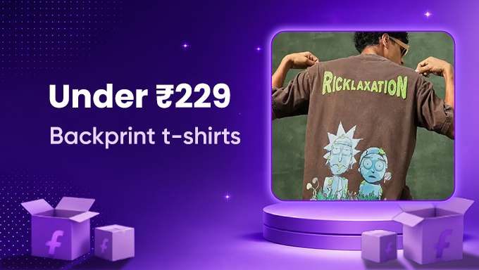Backprint Shirts | Trendy Styles Under ₹229
