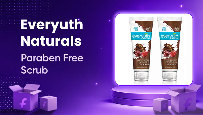 Everyuth Naturals Paraben-Free Scrub | Gentle Exfoliation for Glowing Skin
