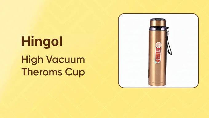 Hingol High Vacuum Thermos Cup | Stainless Steel Insulated Flask for Hot & Cold Drinks