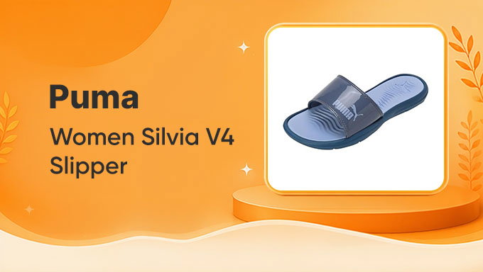 Puma Women Silvia V4 Slippers | Lightweight & Comfortable Everyday Slides