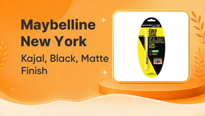 Maybelline New York Colossal Kajal | Intense Black Matte Finish Eye Kajal