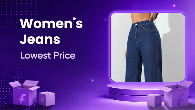 Women's Jeans | Lowest Price on Trendy High-Waist & Wide-Leg Denim