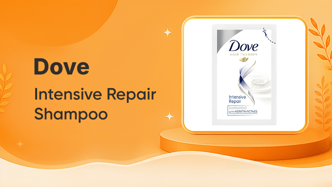 Dove Intensive Repair Shampoo Sachets | Pack of 64 for Smooth & Healthy Hair