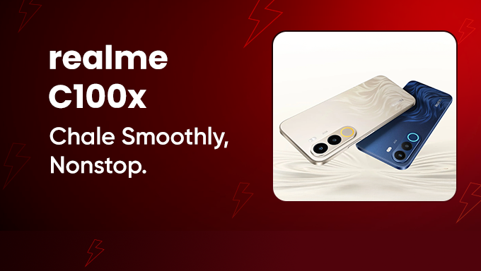 Flat Rs.500 OFF On Realme C100x 8000mAh 