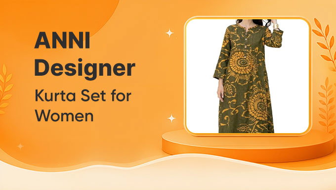 ANNI Designer Kurta Set for Women | Flat 81% Off on Printed Rayon Kurta Palazzo Set