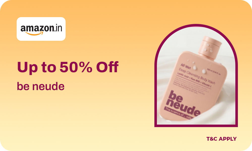 Be Neude| Upto 50% Off On Body & Personal Care