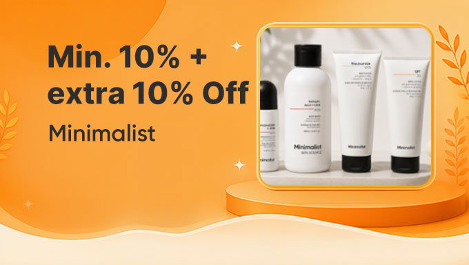 Minimalist Skincare | Min. 10% Off + Extra 10% Off