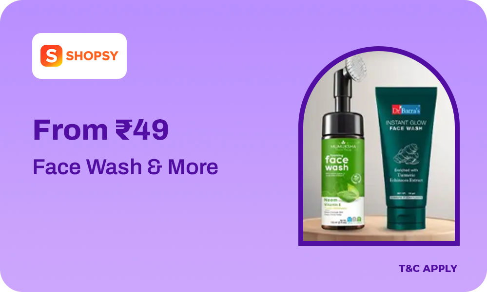 Face Wash & More Starting at Just ₹49