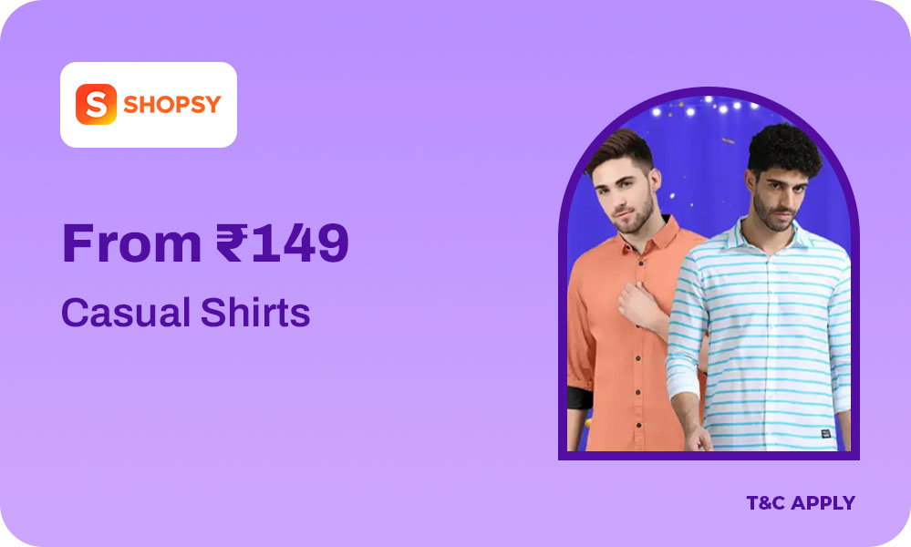 Casual Shirts Starting At Just ₹149